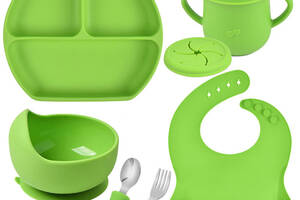 Набор посуды 2Life Y7 6 предметов Зеленый (v-11163)