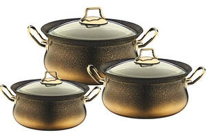Набор посуды 6 предметов O.M.S. Collection OMS 3047-Gold