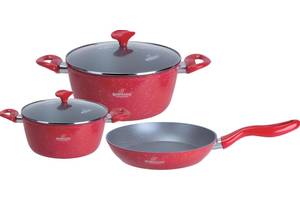 Набор посуды Bohmann BH-7355-red 5 предметов