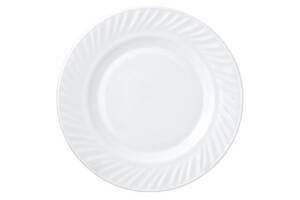 Набор S&T десертных тарелок 6штInfinite Tenderness Волна Белые диаметр 20.5см DP77899