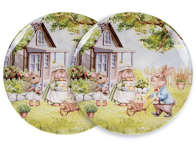 Набор тарелок Rabbit family 26 cm из 2-х штук Lefard