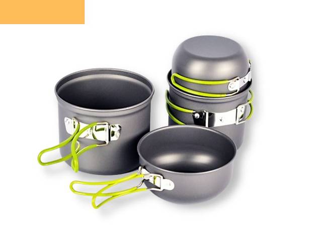 Набор туристической посуды для кемпинга с чехлом XPRO MA-76 (40557-MA-76-DS-201_712)