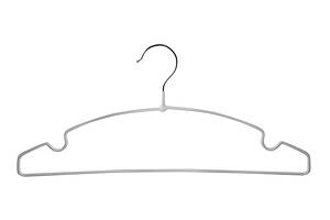 Набор вешалок для одежды металлических просиликоненных Hoz MMS-R85358 Пиджак 40 см 10 шт Серый (SK000115)