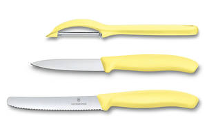 Набор Victorinox Swiss Classic Trend Colors Paring Knife Set with Universal Peeler Светло-жёлтый (6.7116.31L82)