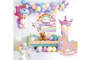 Набір повітряних куль для фотозони на день народження