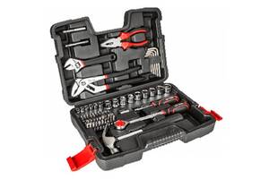 Набор инструментов TOP TOOLS 1/4', 1/2', 81 ед. (38D510)