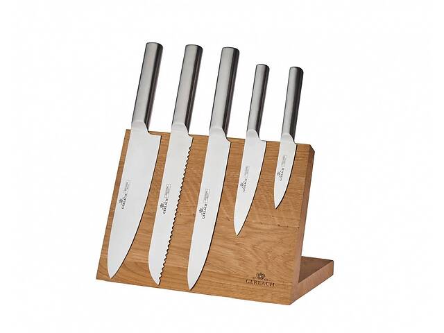 Набор из 5 кухонных ножей и подставки Gerlach Ambiente Magnetic (5901035505995)