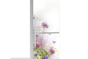 Наклейка на холодильник Zatarga Полевые цветы 650х2000 мм Белый (Z180109)