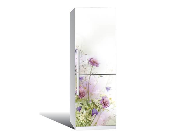 Наклейка на холодильник Zatarga Полевые цветы 650х2000 мм Белый (Z180109)
