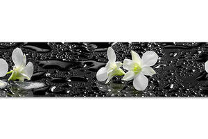 Наклейка виниловая кухонный фартук Zatarga 'Мокрые орхидеи' 650х2500 мм (Z181311/1)