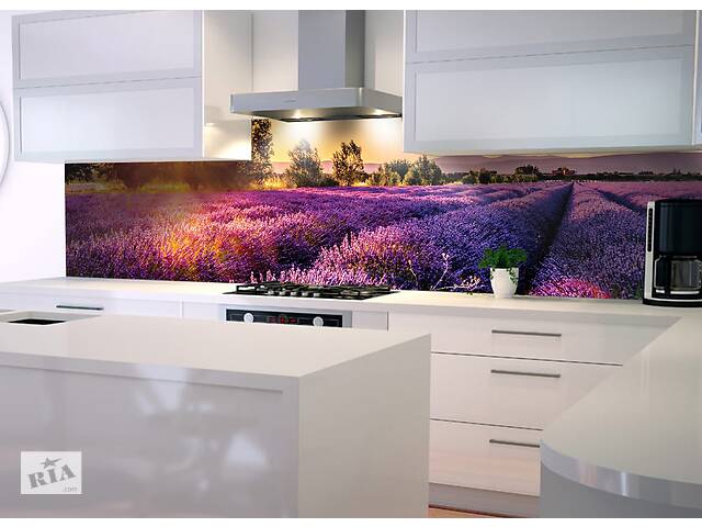 Наклейки для кухни Zatarga Лавандовые поля 650х2500 мм Фиолетовый (Z180126/1)