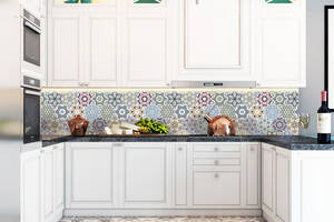 Наклейки кухонный фартук Zatarga Орнамент 03 650х2500 мм Разноцветный (Z180174/1)