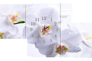 Настенные часы Декор Карпаты s182T Орхидея Серый (wYXH45400)