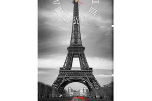 Настенные часы Модульная Картина Декор Карпаты s515T Париж (Evdy45161)