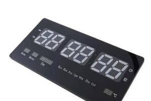 Настенные электронные часы Digital Clock 4622 LED Черные с белым