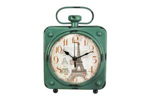 Настольные часы Антик 26х18х7,5 см Зелёный (20803)