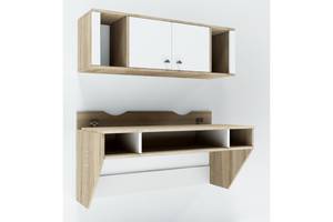 Навесной компьютерный стол Comfy Home AirTable-II Kit SW Cанома