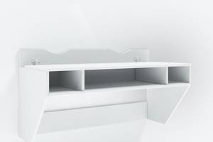 Навесной компьютерный стол Comfy Home AirTable-II WT Mini Белый