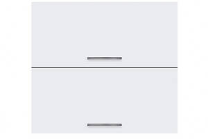 Навесной шкаф закрытый (двухдверный - двери горизонтально) ширина 800 МАКСИ МЕБЕЛЬ (70025)
