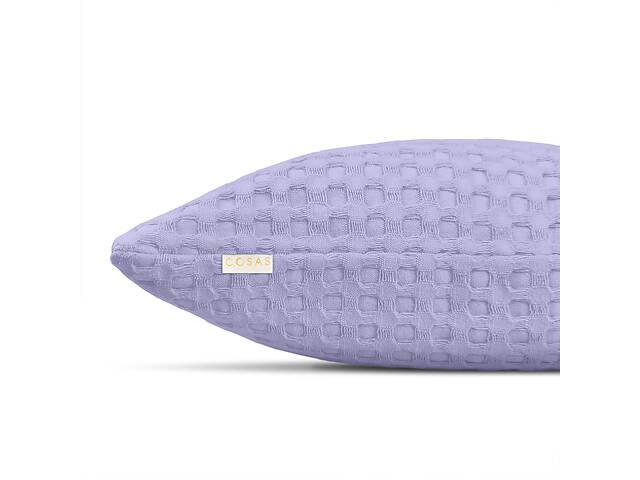 Наволочка 45х45 см Lavander Waffle Weave Cosas