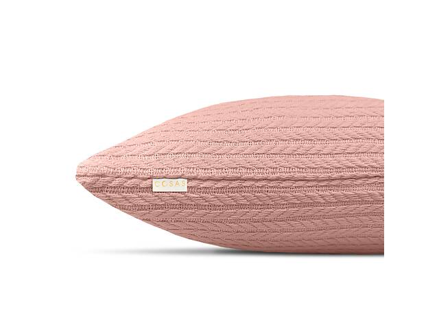 Наволочка Cosas Sakura Knitted Braid 50х50 см Розовый