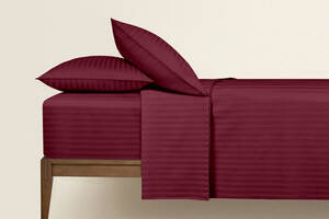 Наволочка сатин на подушку 50х70 см SANGRIA Cosas Бордовый