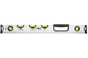 Neo Tools Уровень, алюминиевый, 60 см, 5 капсул