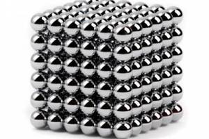 Неокуб RIAS 216 шариков 5мм в металлическом боксе Silver (3_01078)