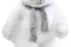 Новогодняя декоративная игрушка под елку 'Медведь в шарфике' 53см