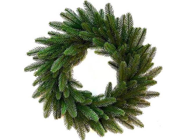 Новогодний декоративный венок 'Санта-Премиум' Ø50см, искусственная хвоя