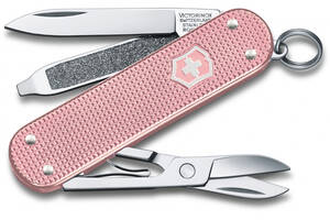 Нож-брелок Victorinox Classic SD Alox Colors Cotton Candy 58 мм, 5 функций, Розовый (0.6221.252G)