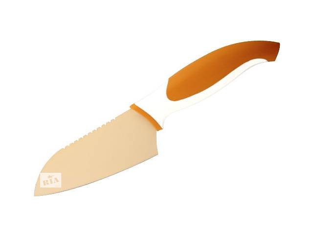 Нож сантоку Vinzer Granchio VZ-88673 11.5 см оранжевый