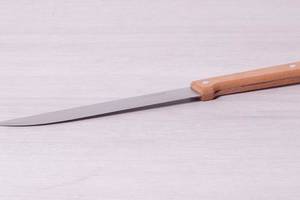 Нож кухонный Kamille Wood мясной 20см с деревянной ручкой