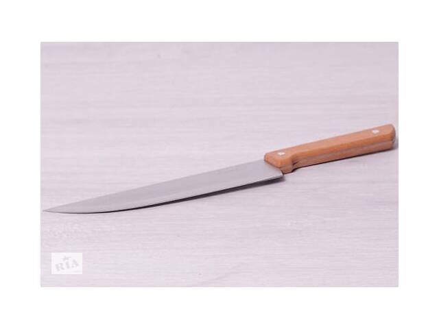 Нож кухонный Kamille Wood 'Шеф-повар' 20см с деревянной ручкой