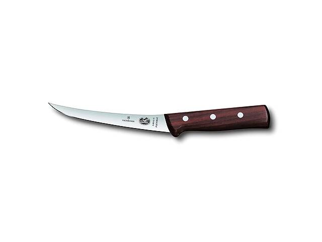 Нож кухонный обвалочный Узкий гибкий изогнутый Victorinox Boning Knife Wood 150 мм (5.6616.15)