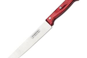 Нож кухонный Tramontina Polywood 180 мм Красное дерево (6710925)