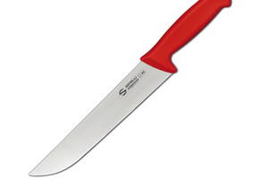 Нож мясника Sanelli Ambrogio Supra красный 24 см Красный (77582)