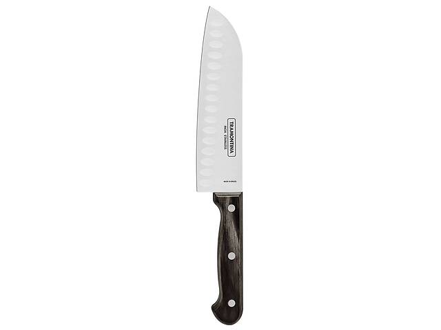 Нож Сантоку Tramontina Polywood 178 мм Черный (6861846)