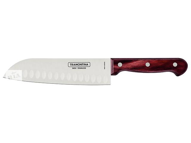 Нож Сантоку Tramontina Polywood 178 мм Красное дерево (21179/177) (6826921)