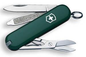 Нож Victorinox Classic Sd 58 мм 7 функций Зеленый (0.6223.4)