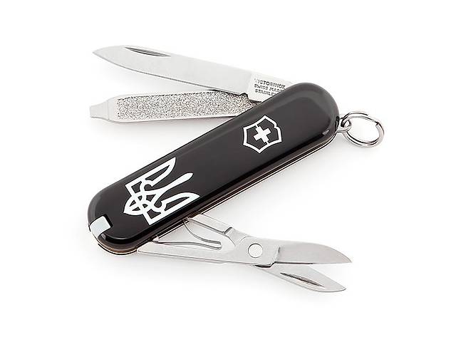 Ніж Victorinox Classic SD Ukraine Чорний (0.6223.3R1)