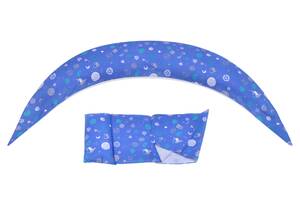Nuvita Подушка для беременных 10 в 1 DreamWizard (синяя)