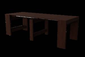 Обеденный раздвижной стол для кухни Неман ПИТОН Венге