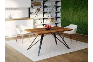 Обеденный стол Skandi Wood SW065 Орегон 135 х 80 х 75 см Массив Ясень Коричневый (SW065138075BrarrAsh)