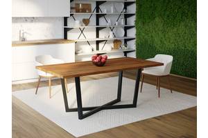 Обеденный стол Skandi Wood SW071 Флорида 150 х 80 х 75 см Массив Ясень Коричневый (SW071158075BrarrAsh)