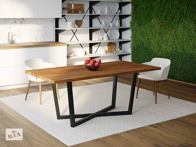 Обеденный стол Skandi Wood SW071 Флорида 150 х 80 х 75 см Массив Ясень Коричневый (SW071158075BrarrAsh)