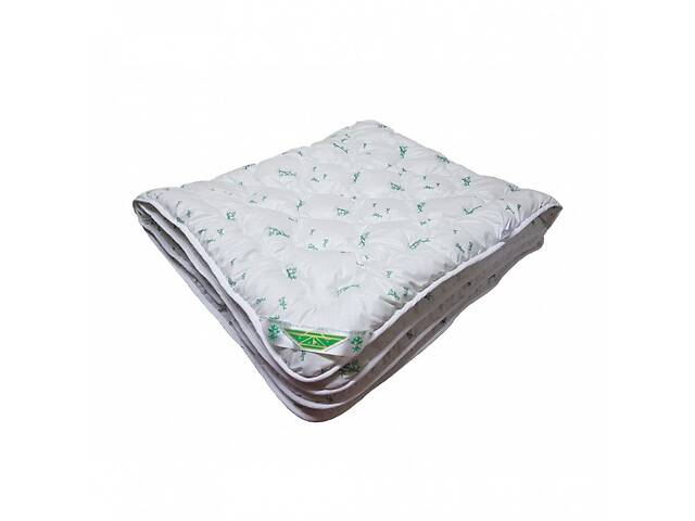 Одеяло Arda Bambo, белое с рисунком 155х210 (A135002)
