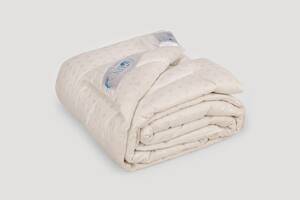 Одеяло IGLEN стеганое 100% пух Облегченное 140х205 см Светло-розовый (14020511с)
