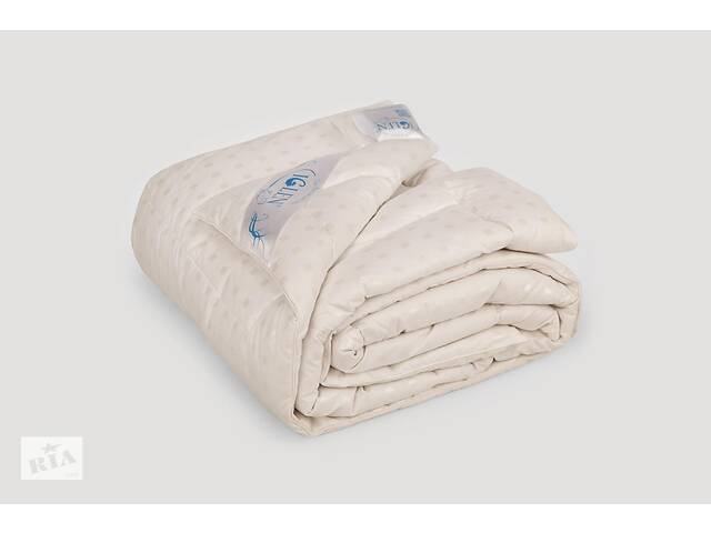 Одеяло IGLEN стеганое 100% пух Облегченное 140х205 см Светло-розовый (14020511с)