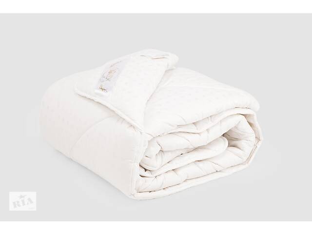 Одеяло IGLEN из овечьей шерсти в тике Демисезонное 200х220 см Светло-розовый (20022061)
